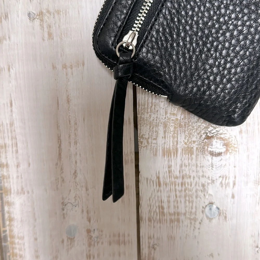Coach Bleecker L Zip Wallet Black